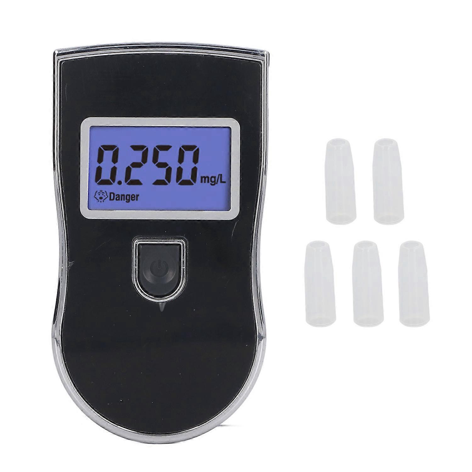 Professioneller, Präziser, Tragbarer Alkoholtester Mit Digitalem Blauen Lcd-bildschirm