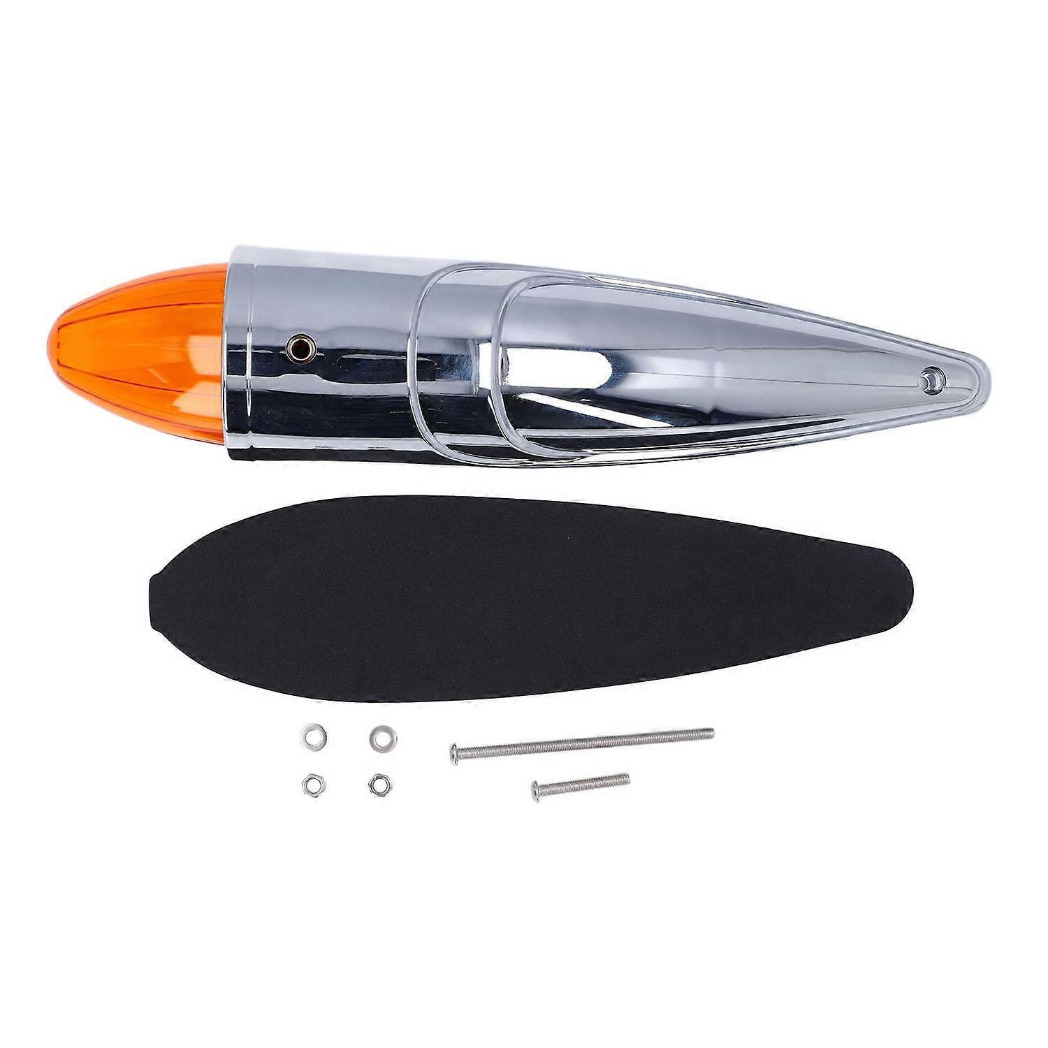 Positionsleuchte, Bernsteinfarben, Superhell, Verchromt, 17 Led-lampen, Obere Begrenzungsleuchte, Bootssignal, Warnleuchte