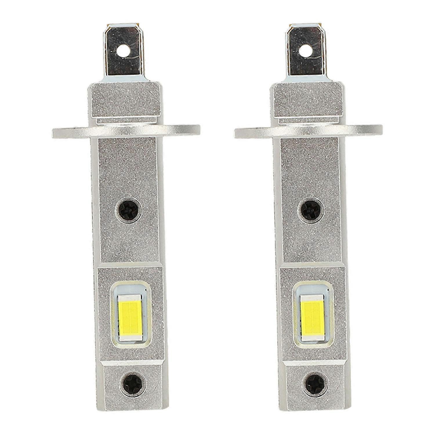 2 Stück H1 Led-scheinwerferlampen, Plug & Play, Hohe Helligkeit (6500 K), 16 Csp-chip, Ip68 Wasserdicht, Nebelscheinwerfer