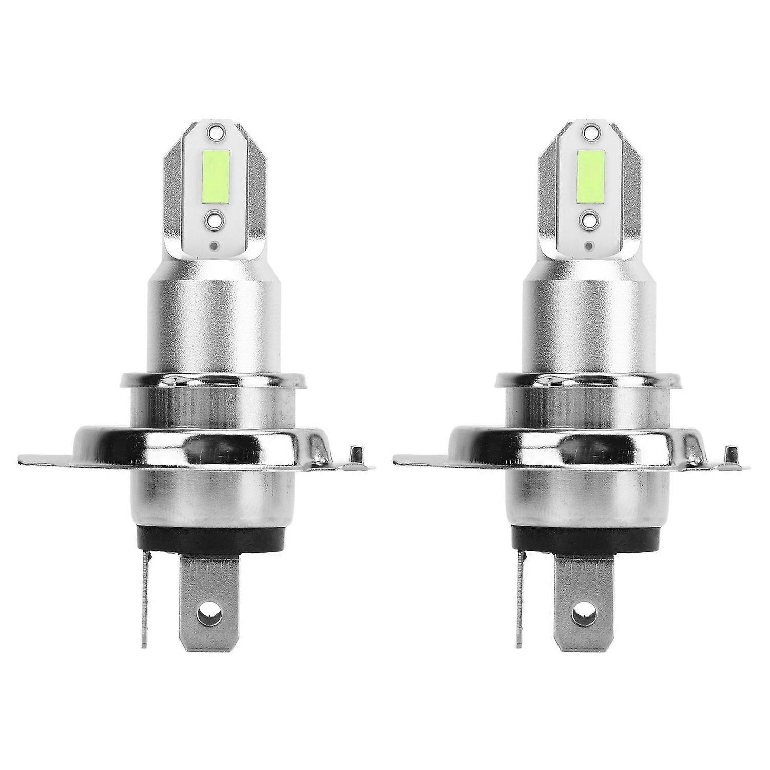 Stück Motorrad-led-scheinwerferlampen, Helles Und Stabiles Licht, 2600 Lm, 110 W, H4-lampen Für Autos