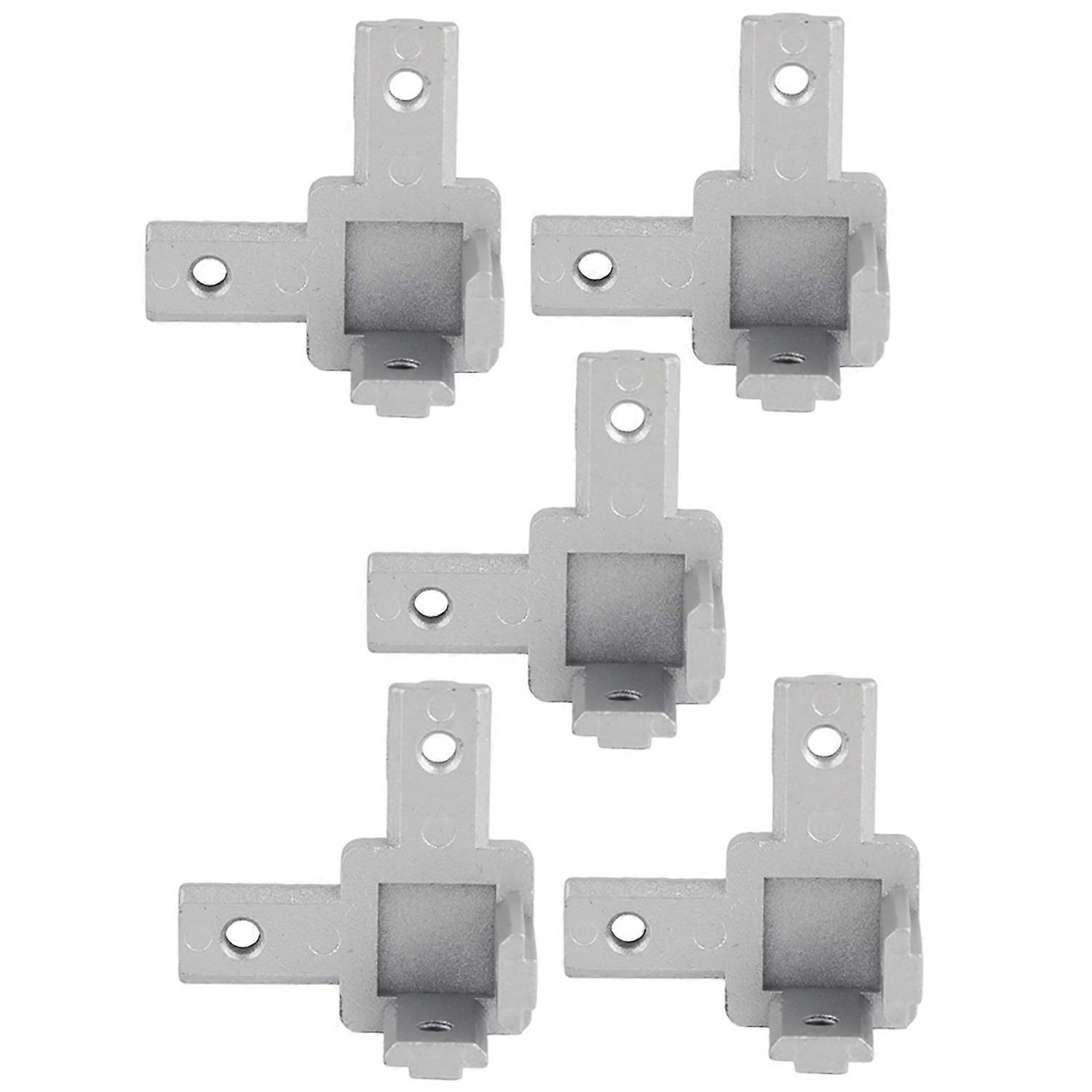 5 Stück 3-wege-eckverbinder 90 Grad Zinklegierungsbefestigungen Für T-förmige Aluminiumprofile (europäisches St.