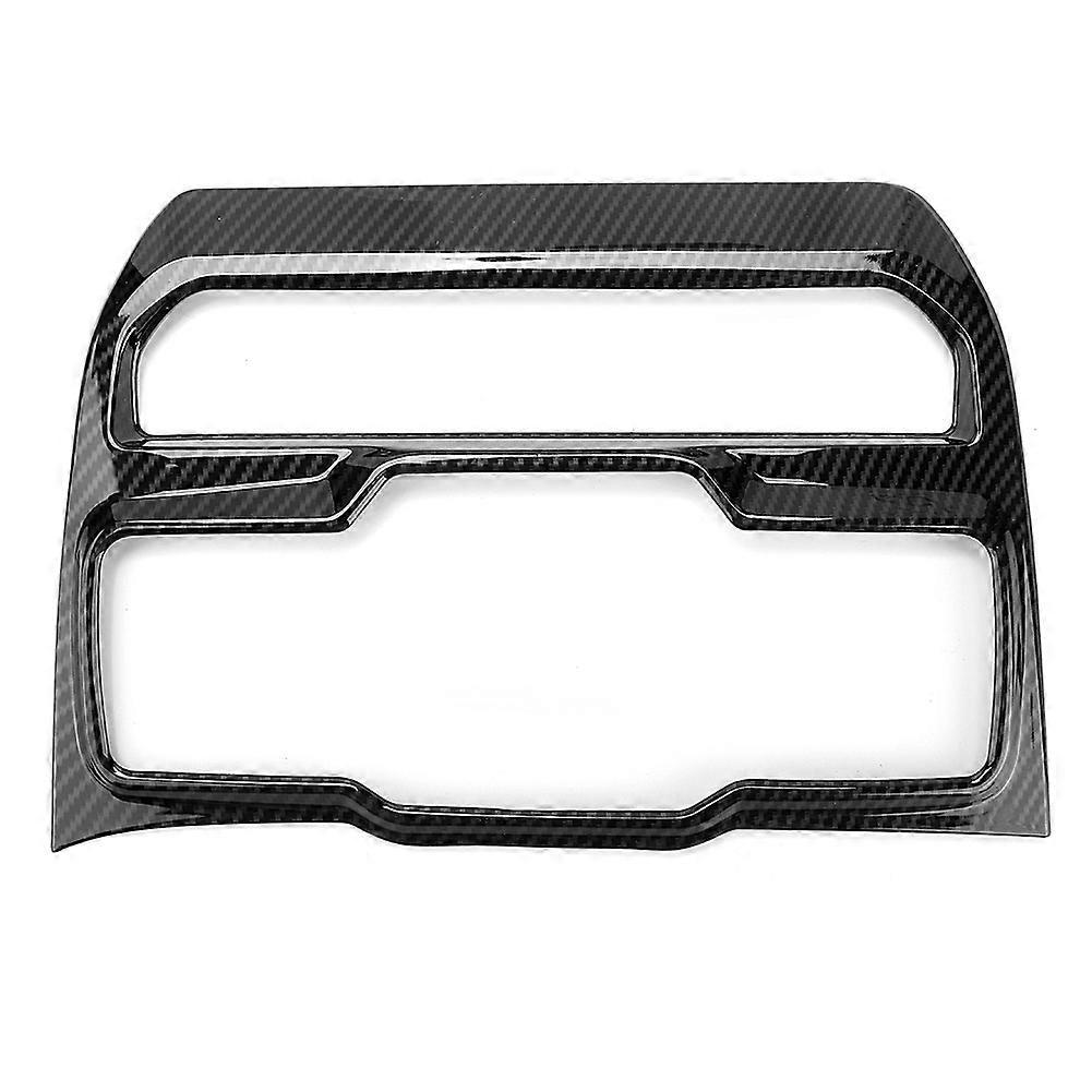 3-teiliges Set Mit Zierleisten Für Zigarettenanzünder, Usb-anschluss Und Fensterheber In Carbonfaser-optik, Passend Für Jeep Wrangler Jl 2018