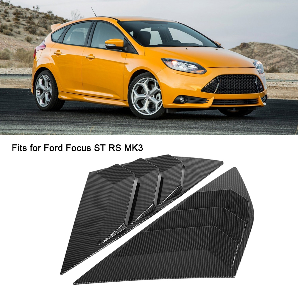 Heckscheiben-lüftungsgitter Im Carbonfaser-stil, Passend Für Ford Focus St Rs Mk3