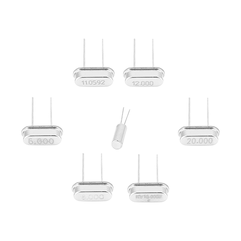 35-teiliges Quarz-oszillator-set Mit 7 Werten: 32,768 Kω, 6 Mhz, 8 Mhz, 11,0592 Mhz, 12 Mhz, 16 Mhz, 20 Mhz