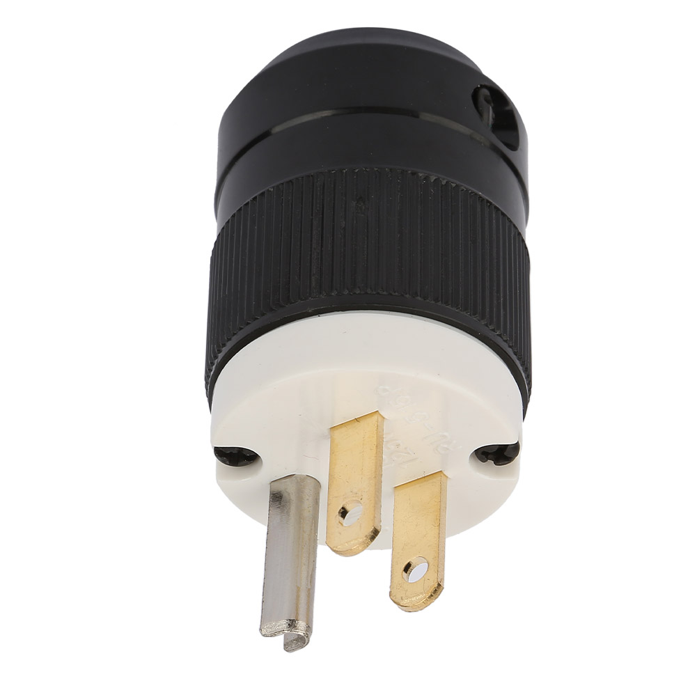 125v Us-netzstecker, Wasserdicht, Industriequalität, 3-poliger Netzstecker (15a 125v)