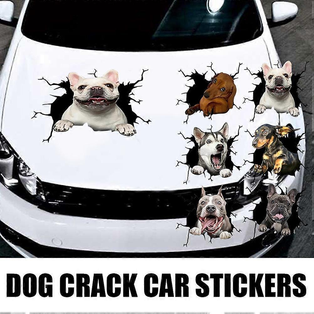 Stück 3d-autoaufkleber Mit Hundemotiven Zum Selbermachen, Diy-autoaufkleber Für Hunde, Auto-kofferraum-stoßstangen-dekoration, Auto-styling-aufkleber Für Haustiere
