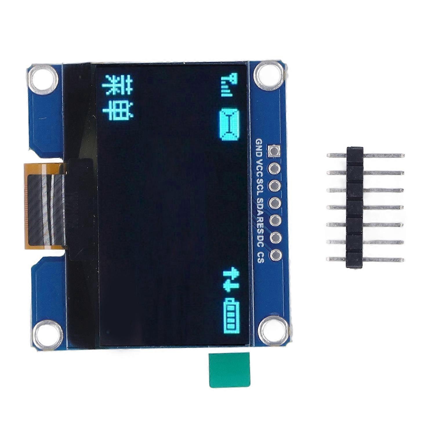 7-poliges 1,54-zoll-ips-displaymodul Spd0301 Treiber-ic 128x64 Spi-schnittstelle Flexibles Ips-display Für Automaten