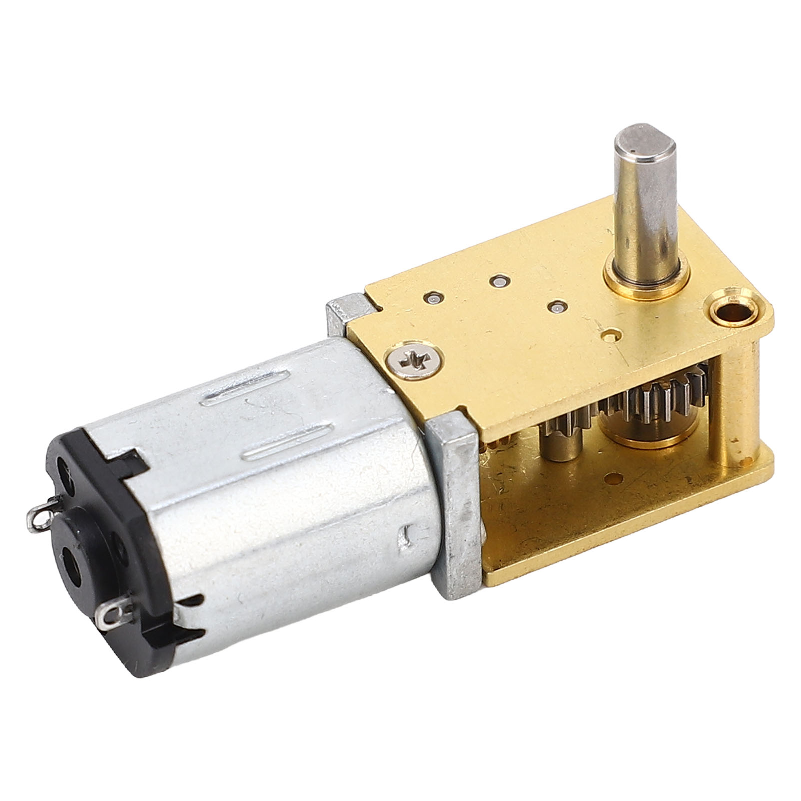 Dc6v Einwellen-schneckengetriebemotor Mit Befestigungsfuß, Mikro-gleichstrom-getriebemotor Mit Bürsten, Drehzahlreduzierung 30 U/min (untersetzungsverhältnis 1:236)