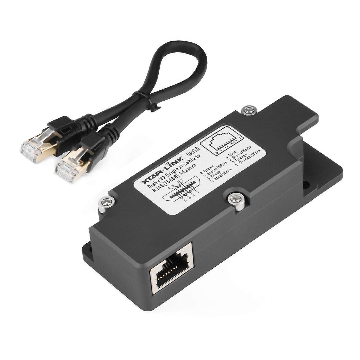 Dishy V2 Zu Rj45 Adapter Mit Poe-injektor T568b Pin 10 100 1000 Mbit/s