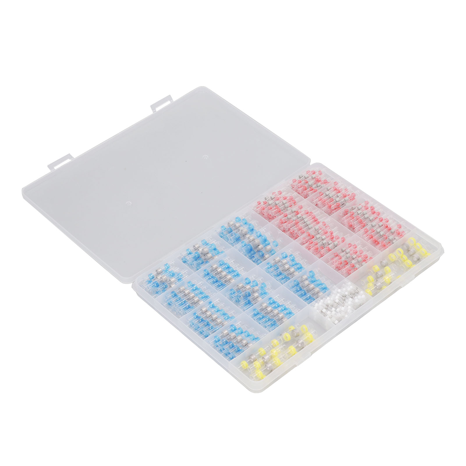 420-teiliges Set Schrumpfschlauch-stoßverbinder, Transparent, Wasserdicht, Lötanschluss-set