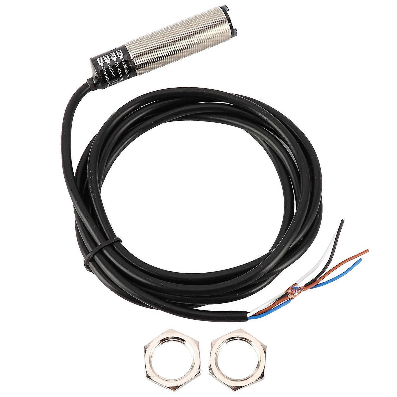 Berm Lichtschrankensensor, Diffuse Reflexion, Zylindrisch, 4-adrig, Stromversorgung 12–24 V Dc (br400ddt)