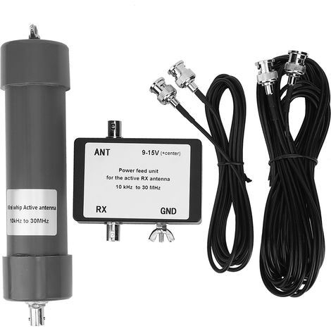 Aktive Mini-peitschenantenne 10 Khz - 30 Mhz Mit Tragbarem Kabel Für Die Funkkommunikation