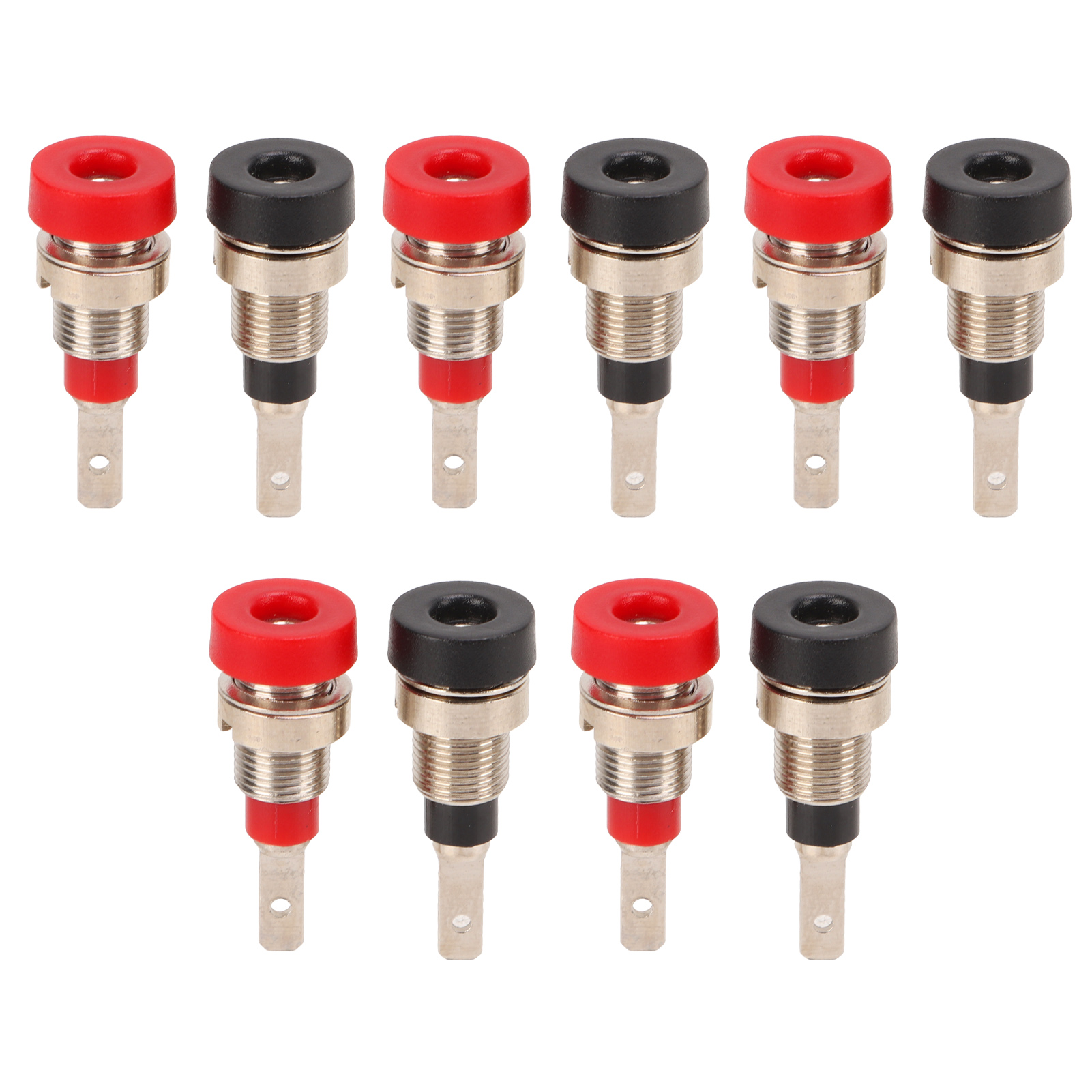 10 Stück Bananenstecker-steckverbinder Aus Messing, 2 Mm, Für Industrieanlagen Und Automobile