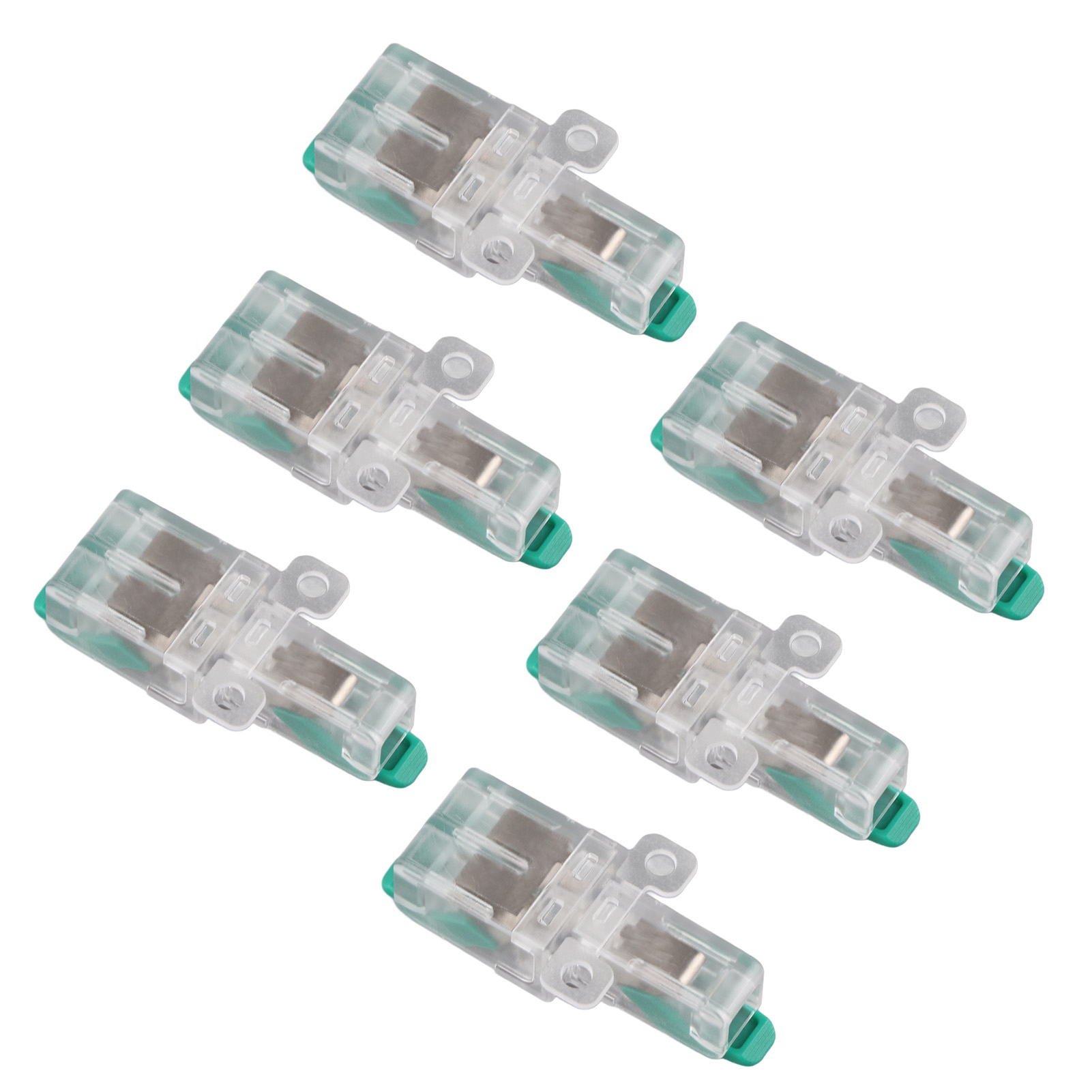 20 Stück Drahtverbinder, 1 Eingang, 2 Ausgänge, Hebelverbinder, 41 A, 450 V Für 0,5–6 Mm², 10–20 Awg