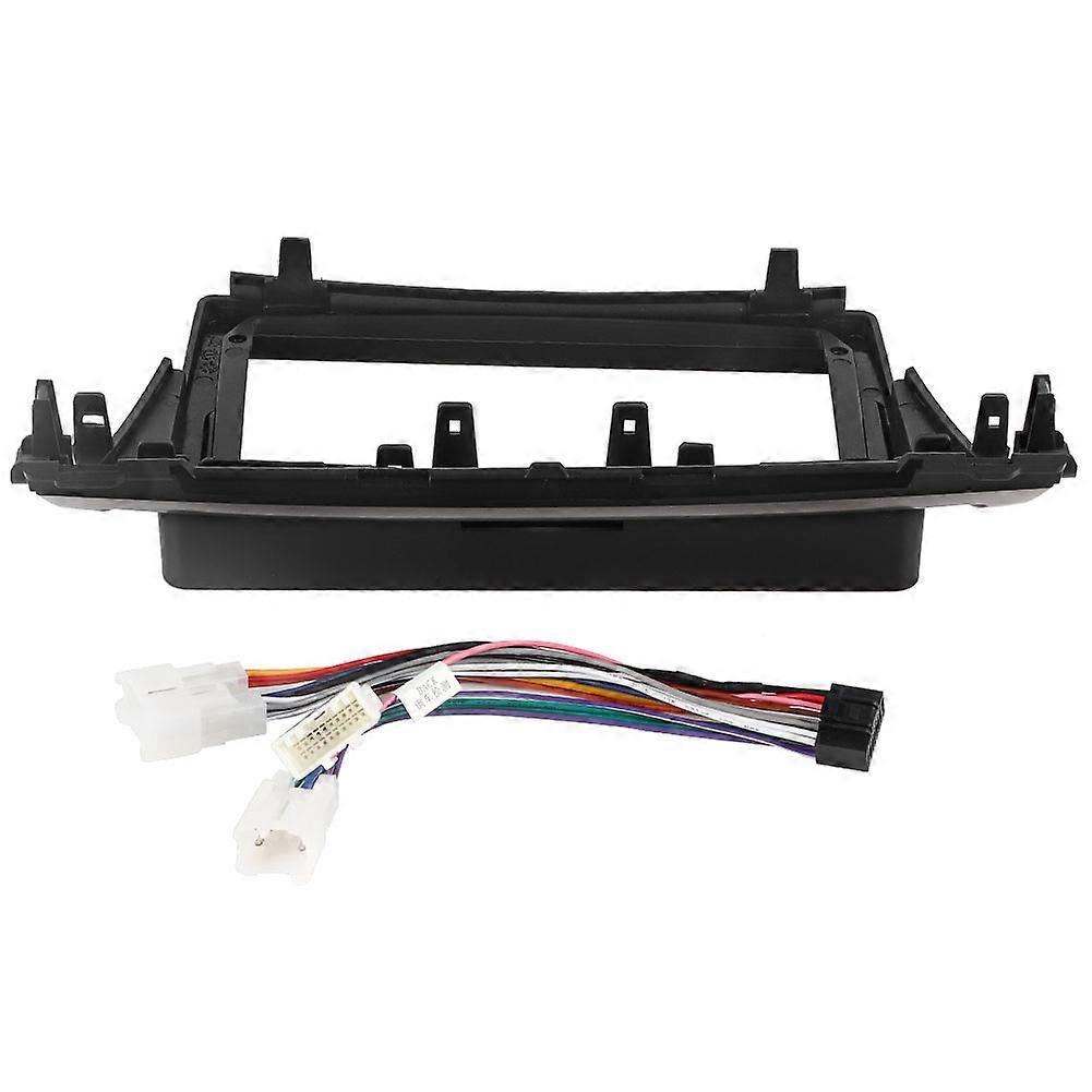9-zoll-2din-autoradio-einbaurahmen Mit Stromkabel, Passend Für Toyota Vios 07-
