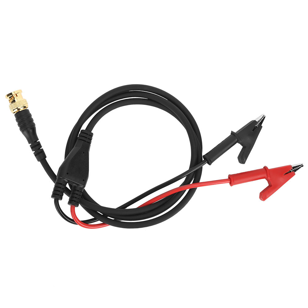P1061 Reinkupfer-bnc-stecker Auf 10 Mm Öffnungsbereich Isolierte Klemmen-prüfleitungskabel