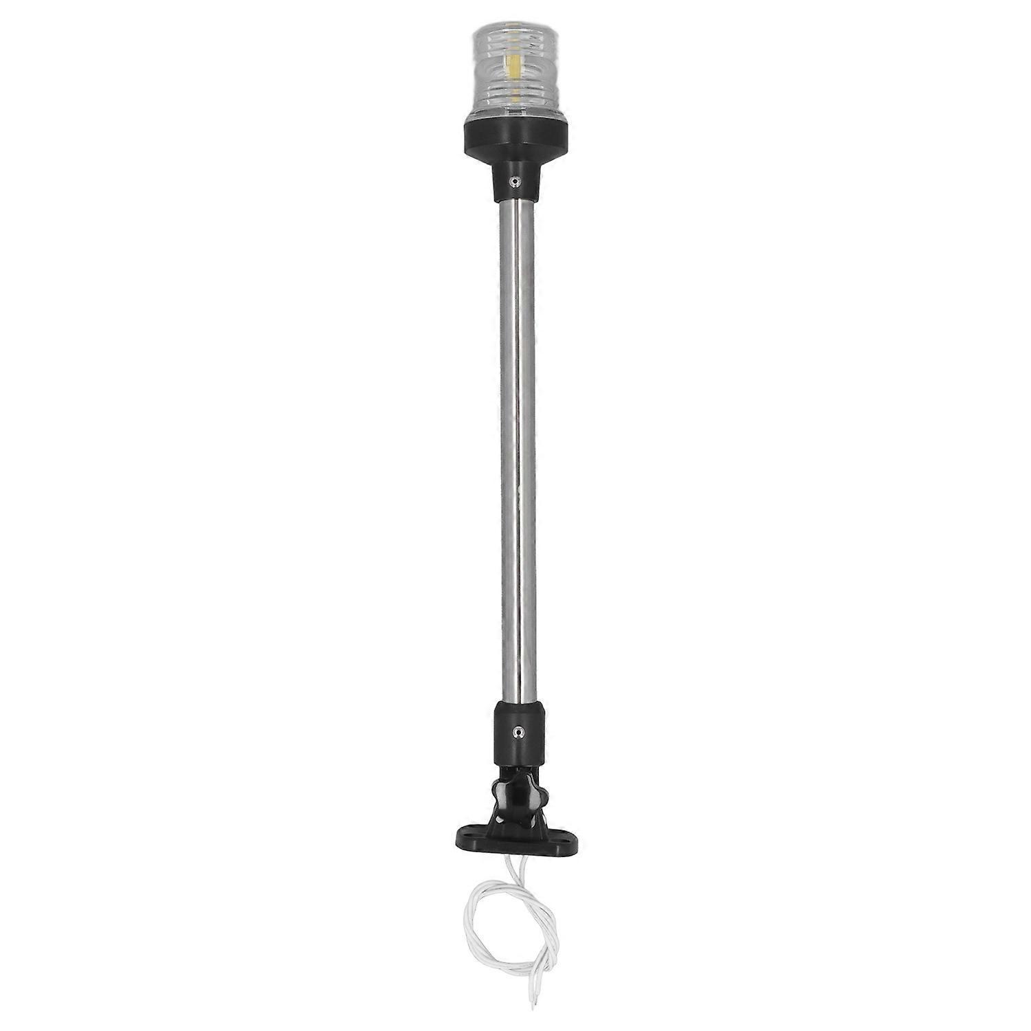 Led-ankernavigationslicht 18 Zoll Marine Rundum-bootshecklicht Weißlicht 12 Oder 24v 3w Mit 2 Naut