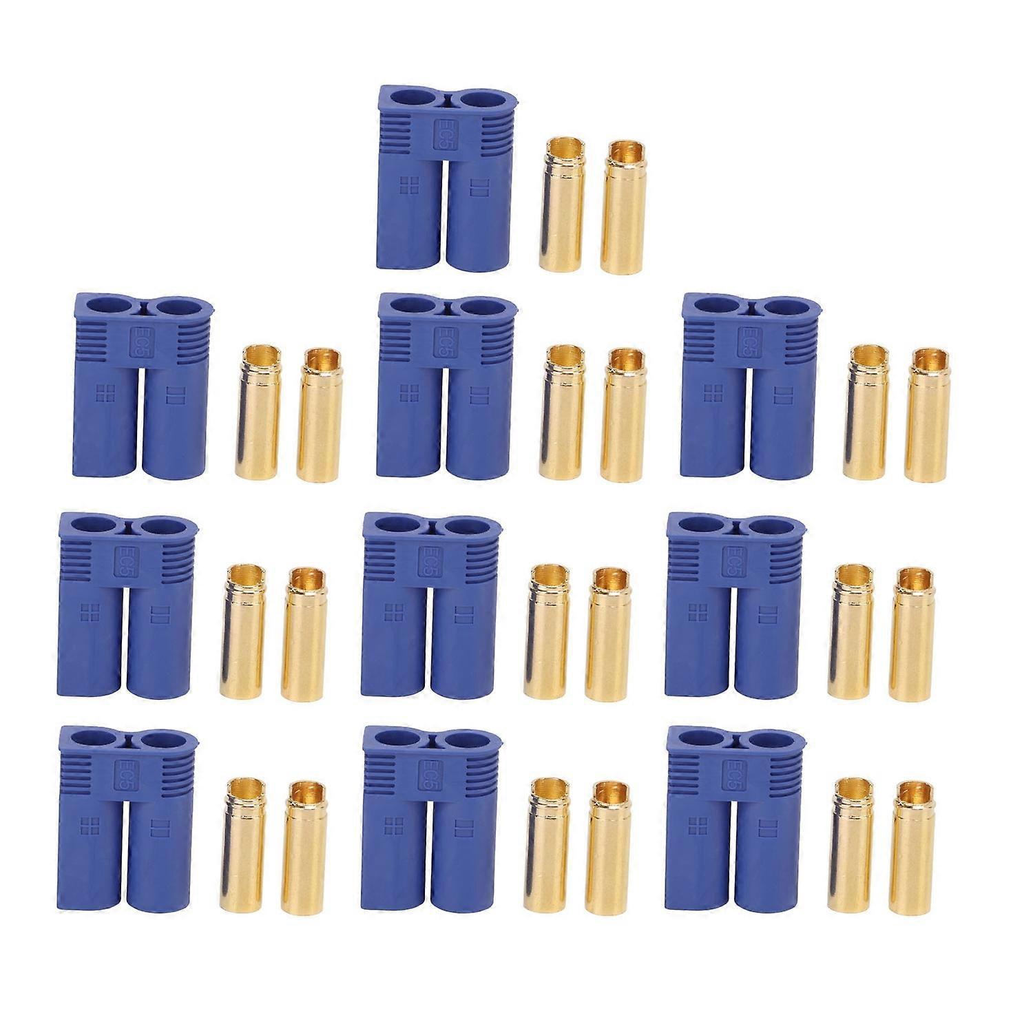 10 Stück 13.025 Ec5 Batteriestecker, Stabile Und Hochpräzise Ec5-buchse Für Elektronische Prüfgeräte