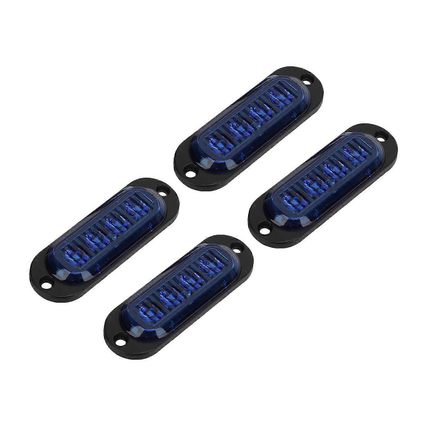 Stück Lkw-seitenleuchten, Hohe Helligkeit 3000k, Ip65 Wasserdicht, 4 Leds, Einfache Installation, Lkw-notbeleuchtung