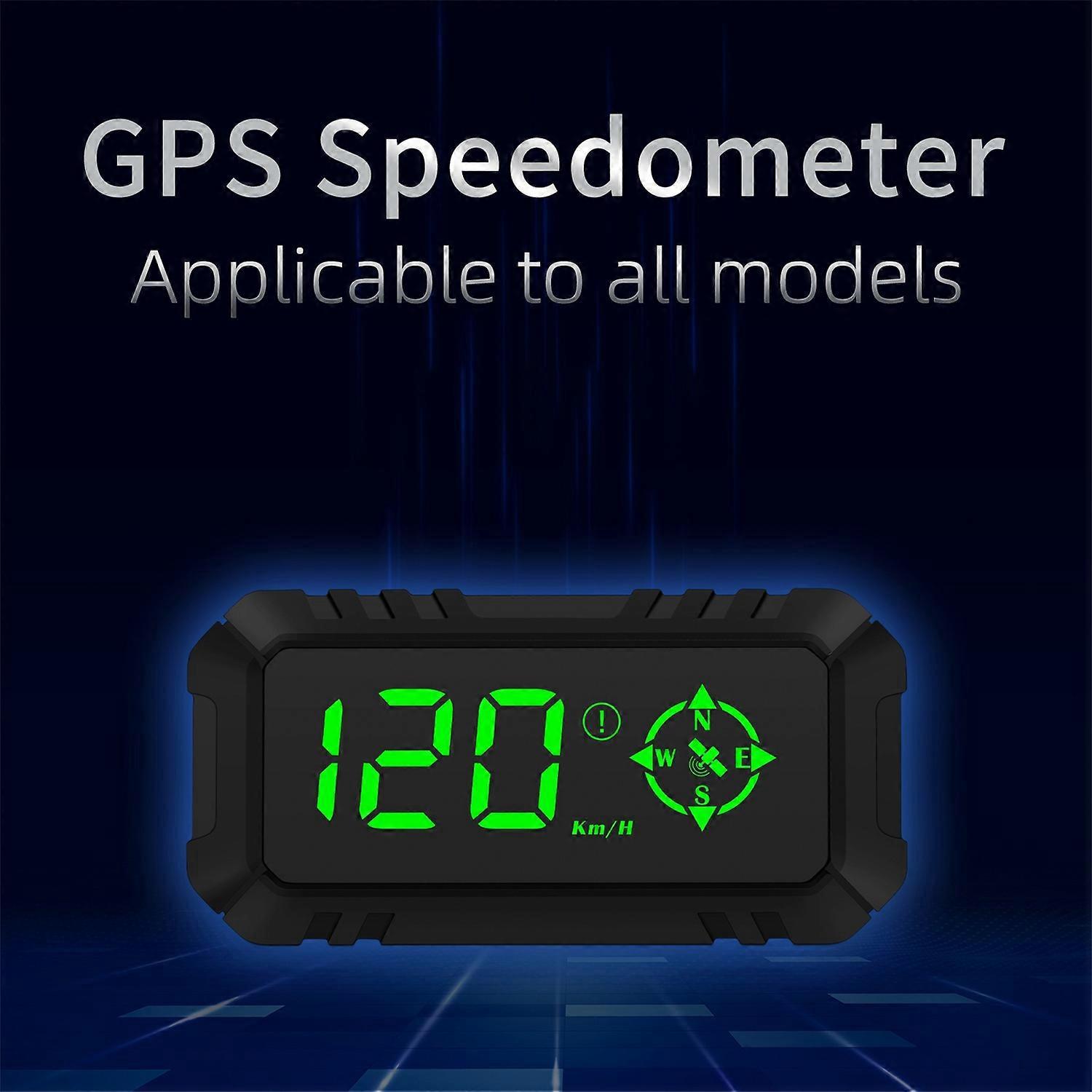 Head-up-display Für Autos, Digitales Gps-navigationssystem, Tachometer, Gps-dualsystem-display Mit Geschwindigkeitsanzeige,