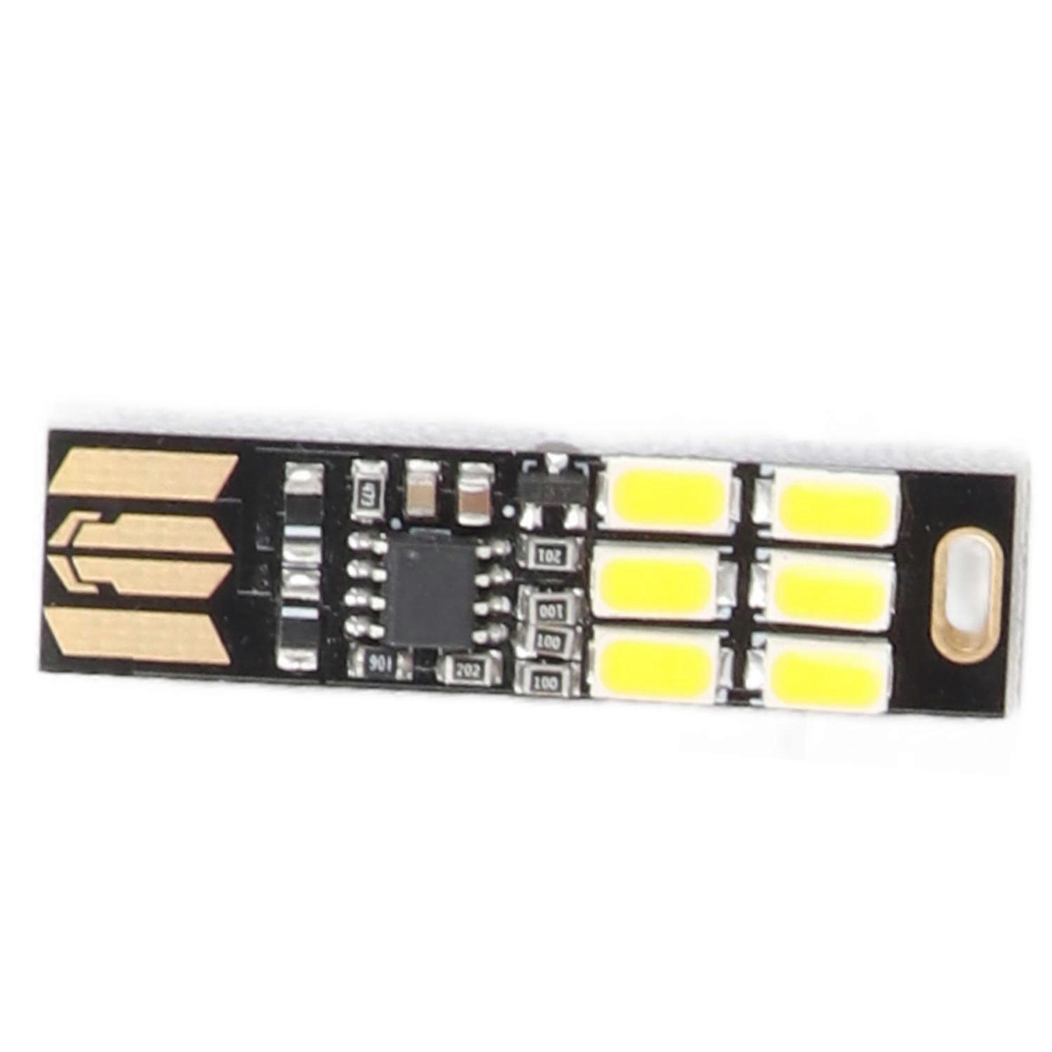 5 Stück Usb-nachtlicht Mit Stufenloser Dimmfunktion, Berührungssensor, Mini-led-lampenstab Mit 6 Leds Für Laborforschung
