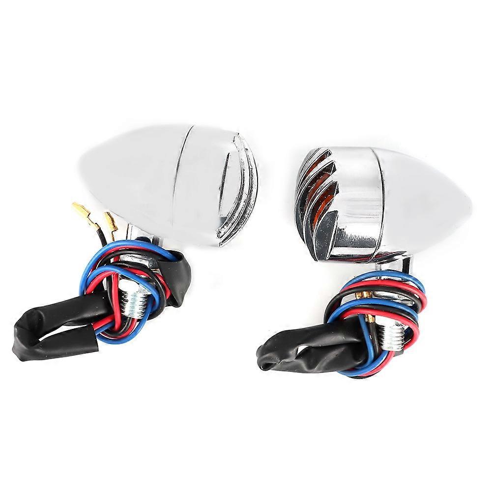 Stück 12v 5w Galvanisierte Motorrad-blinker Vorne Und Hinten Universallampe Gelb