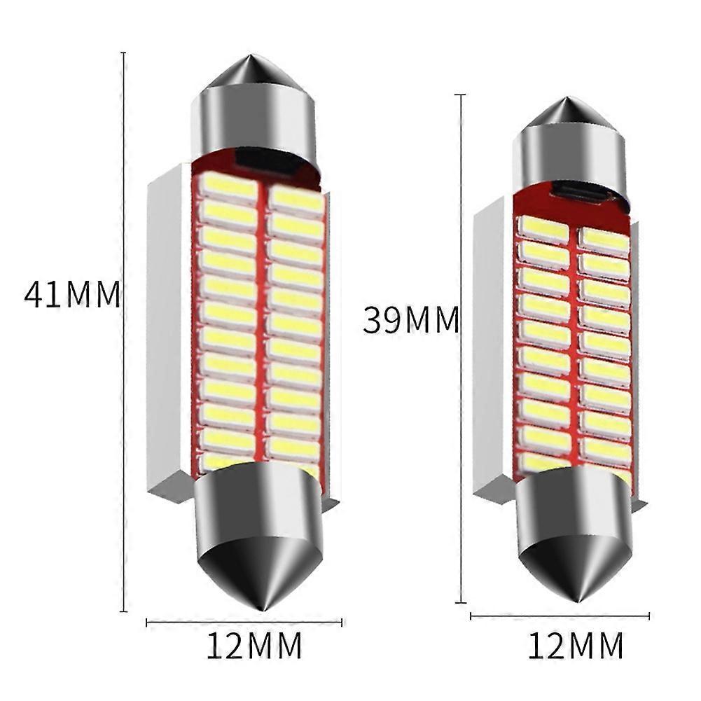 C5w C10w 31mm 36mm 39mm 41mm Soffitte 4014 Led-auto-innenraumlampe Kennzeichenbeleuchtung 12v 3w
