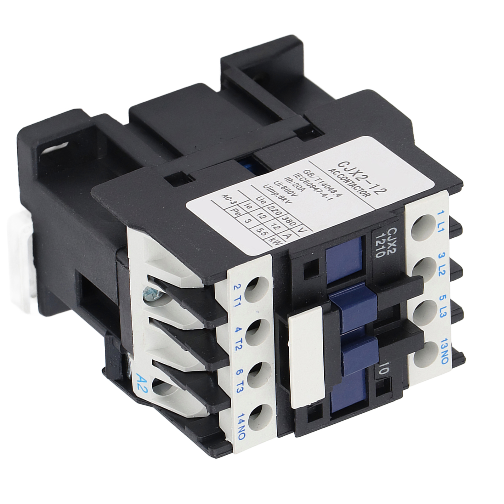 Ac-schütz Cjx2-1210, Hochempfindliches Netzteil Für Elektrische Installationen, 12 A, 50 Hz, 220 V Ac