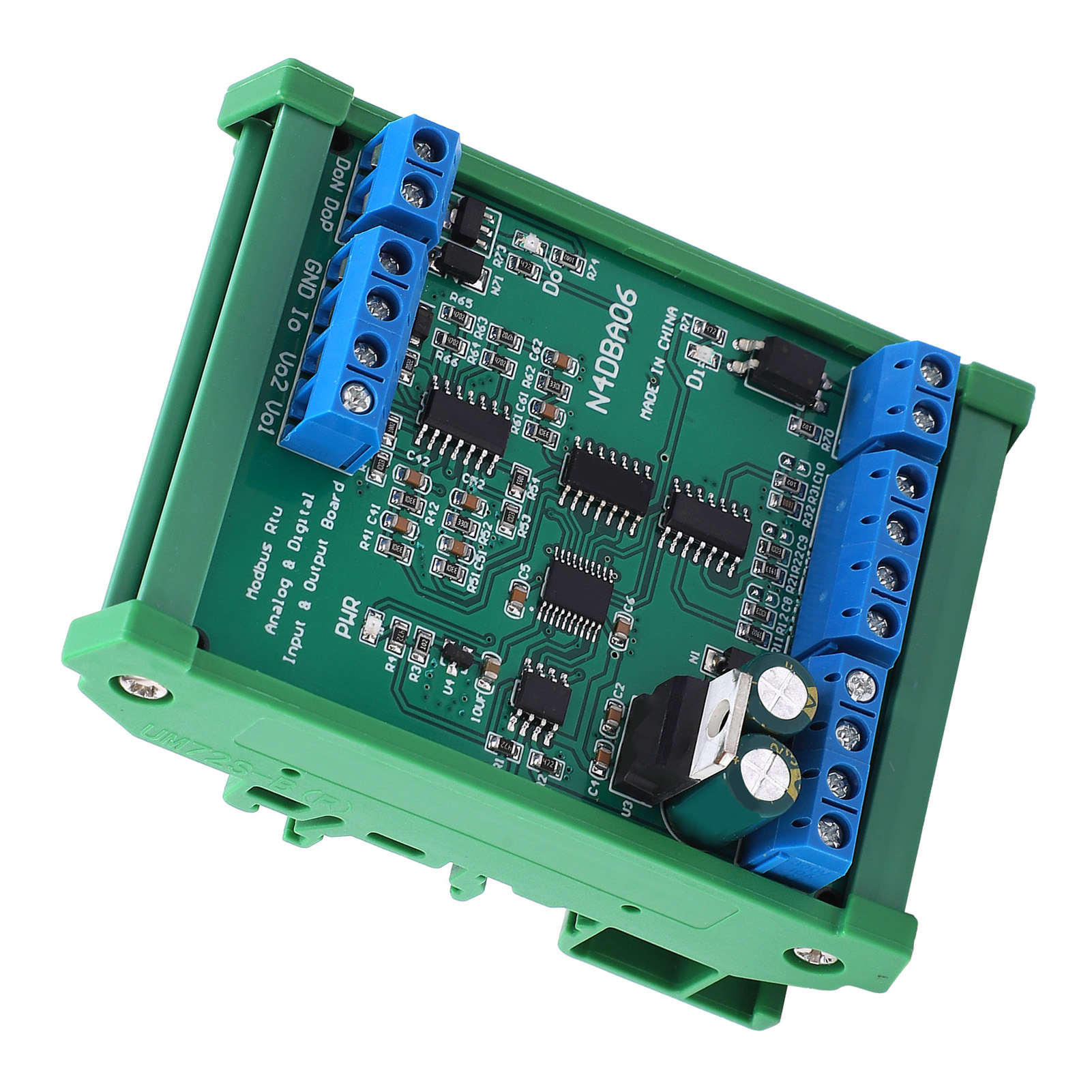Analog-digital-ein-/ausgangsmodul Mit Gehäuse, 8 Kanäle, Rs485, 12 V Dc, N4dba06, 14–34 Ma