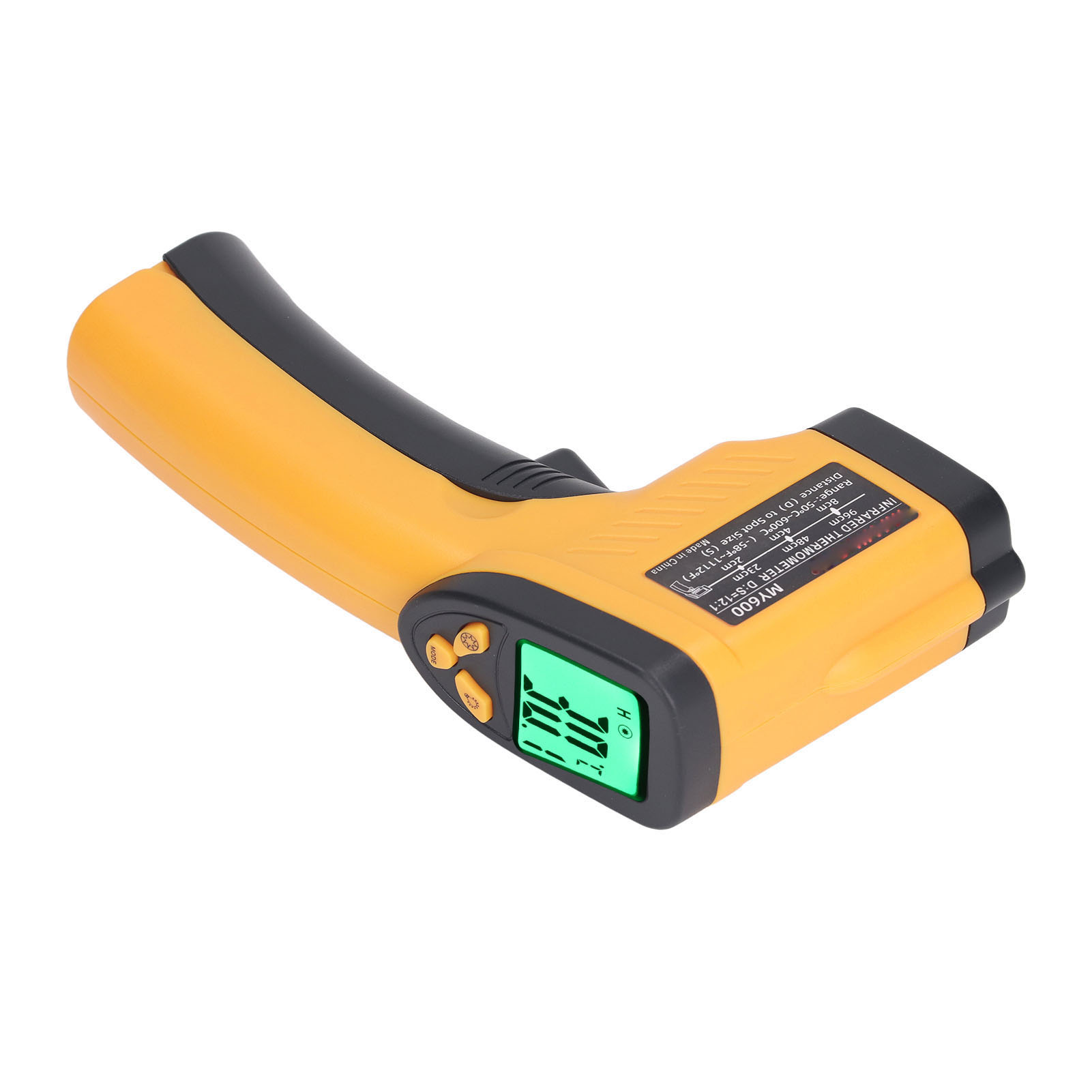 Industrielles Infrarot-thermometer, Digitales Lcd-handthermometer -50 Bis 600 °c My600