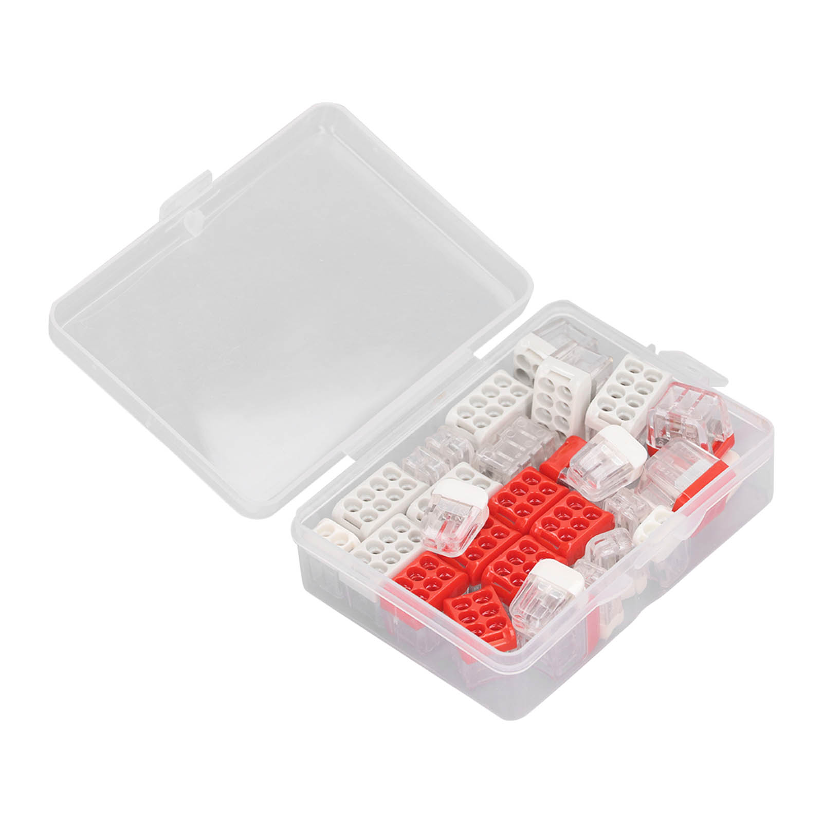 32-teiliges Set Mini-steckverbinder Für Parallele Elektrische Leitungen (verdrehsicher) Mit Aufbewahrungsbox