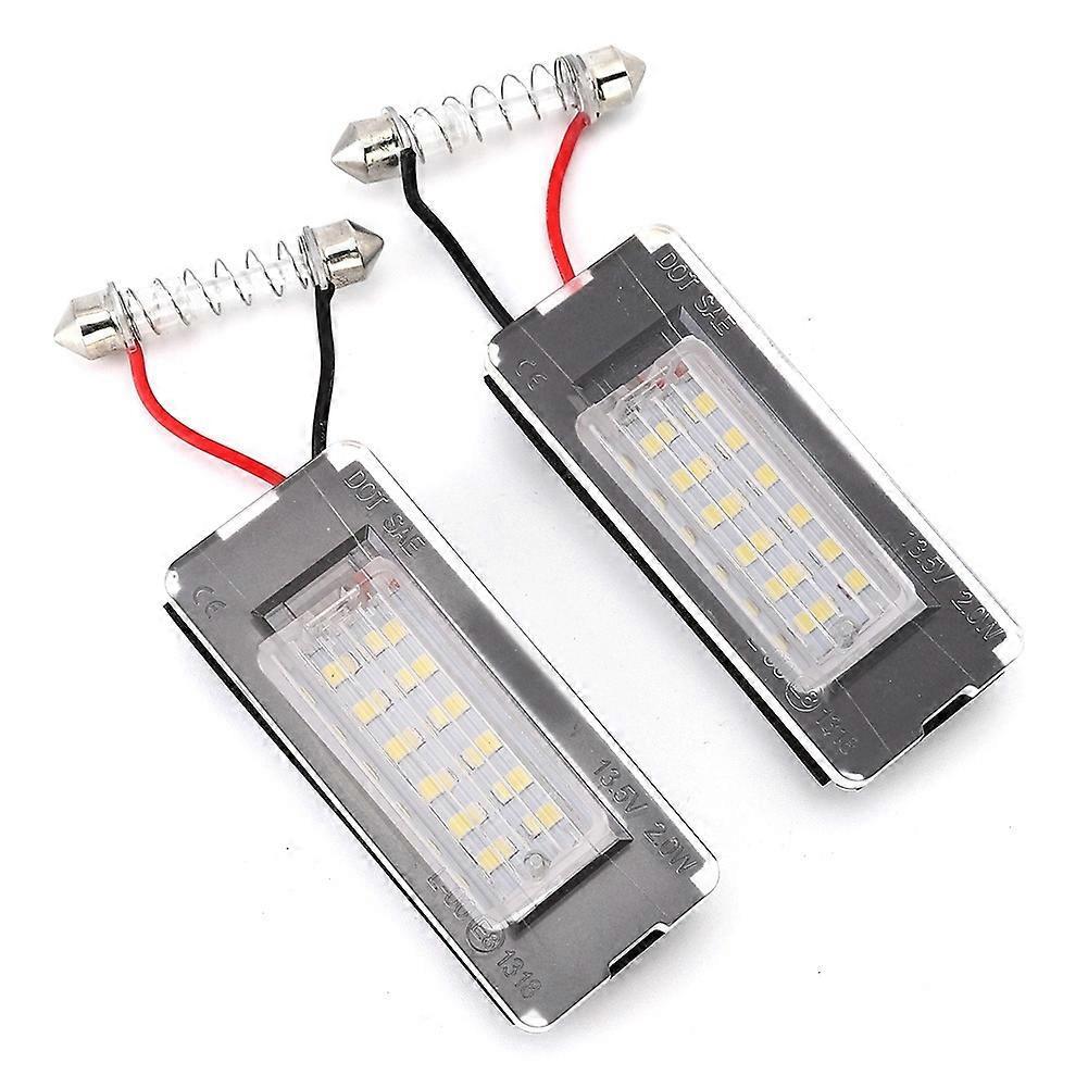 Paar 12v 18 Smd Leds Kennzeichenbeleuchtung Passend Für Mini Cooper R56 R57 R58 R59 2006-20