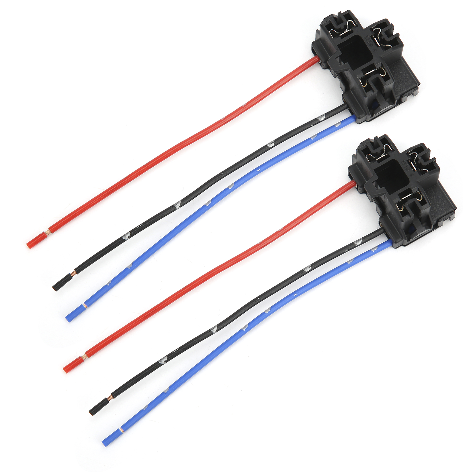 2 Stück H4-glühlampenfassungen (weiblich) Mit Kupferdraht, Hochhitzebeständig, Plug & Play, 12 V