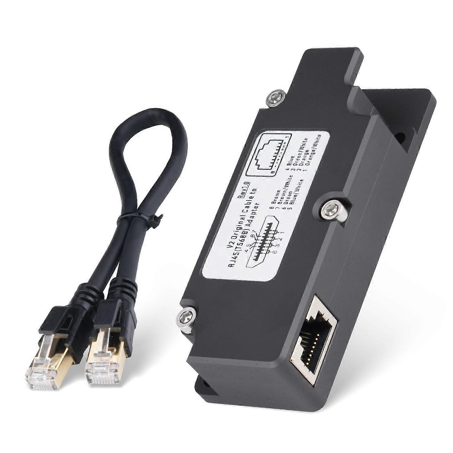 Ethernet-adapter Mit Cat 8-kabel, T568b-pin-schnellanschlussadapter Für Dishy V2 Zu Poe-injektor Rj4