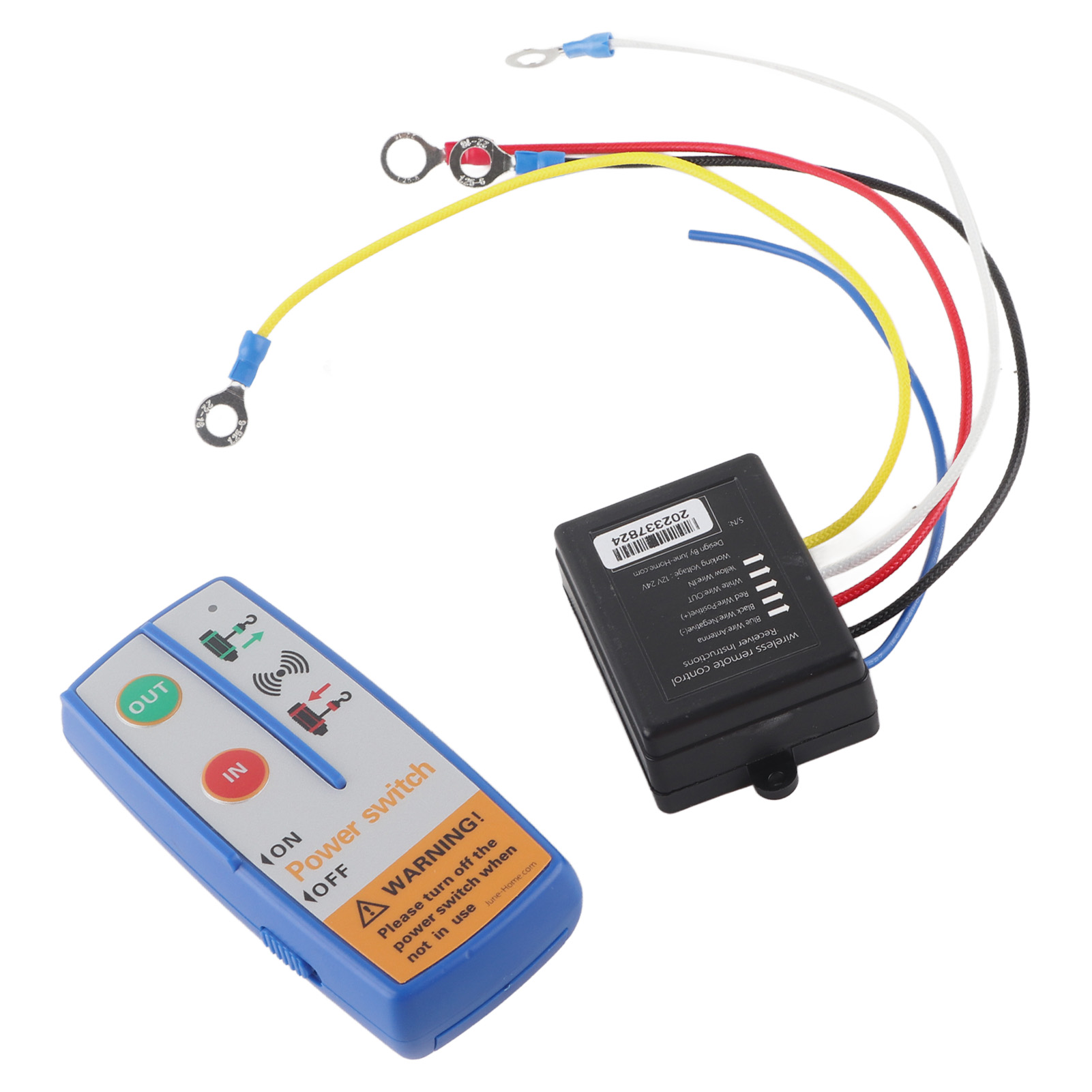 12v Elektrische Seilwinde Funkfernbedienungssystem Sender-empfänger-set Für Lkw, Atv, Suv