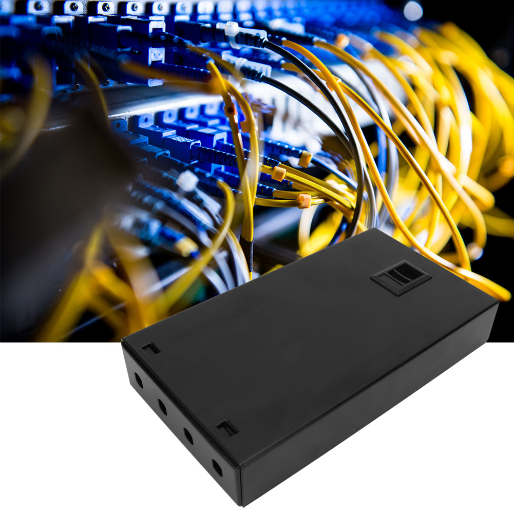 Ftth 4-adrige Glasfaser-anschlussdose Fc/st 4-port-rundanschlussdose