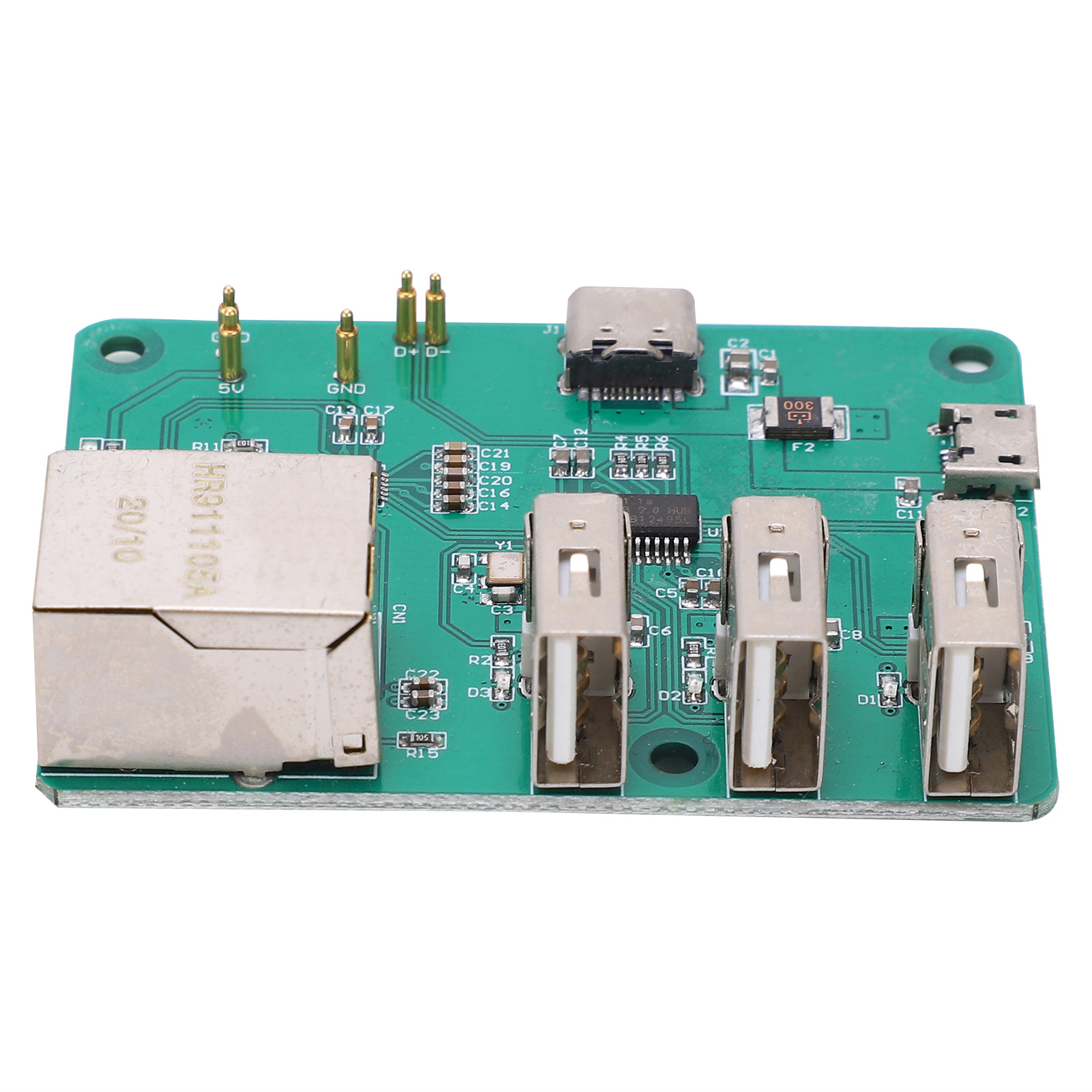 Hub-erweiterungsplatine Mit Integriertem Usb-zu-ethernet-zubehör Für Raspberry Pi Zero Netzwerk