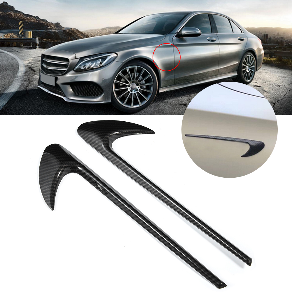 Auto-kotflügelaufkleber Im Carbonfaser-stil, Passend Für Mercedes-benz Ces Cls Klasse W205 W213
