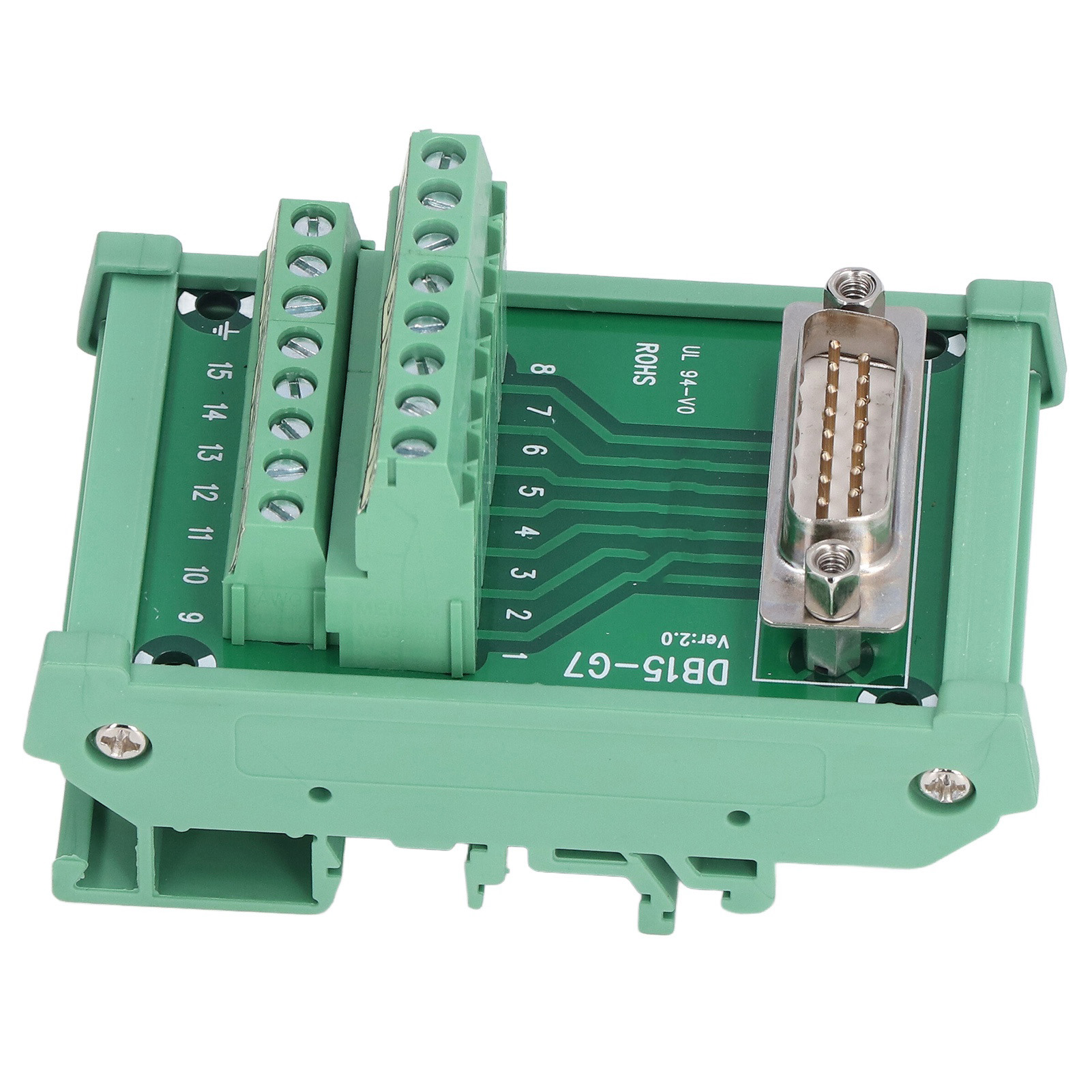 Klemmenblock-stiftleisten-schnittstellenanschluss-breakout-board-modul Dc 60v Db15-g7