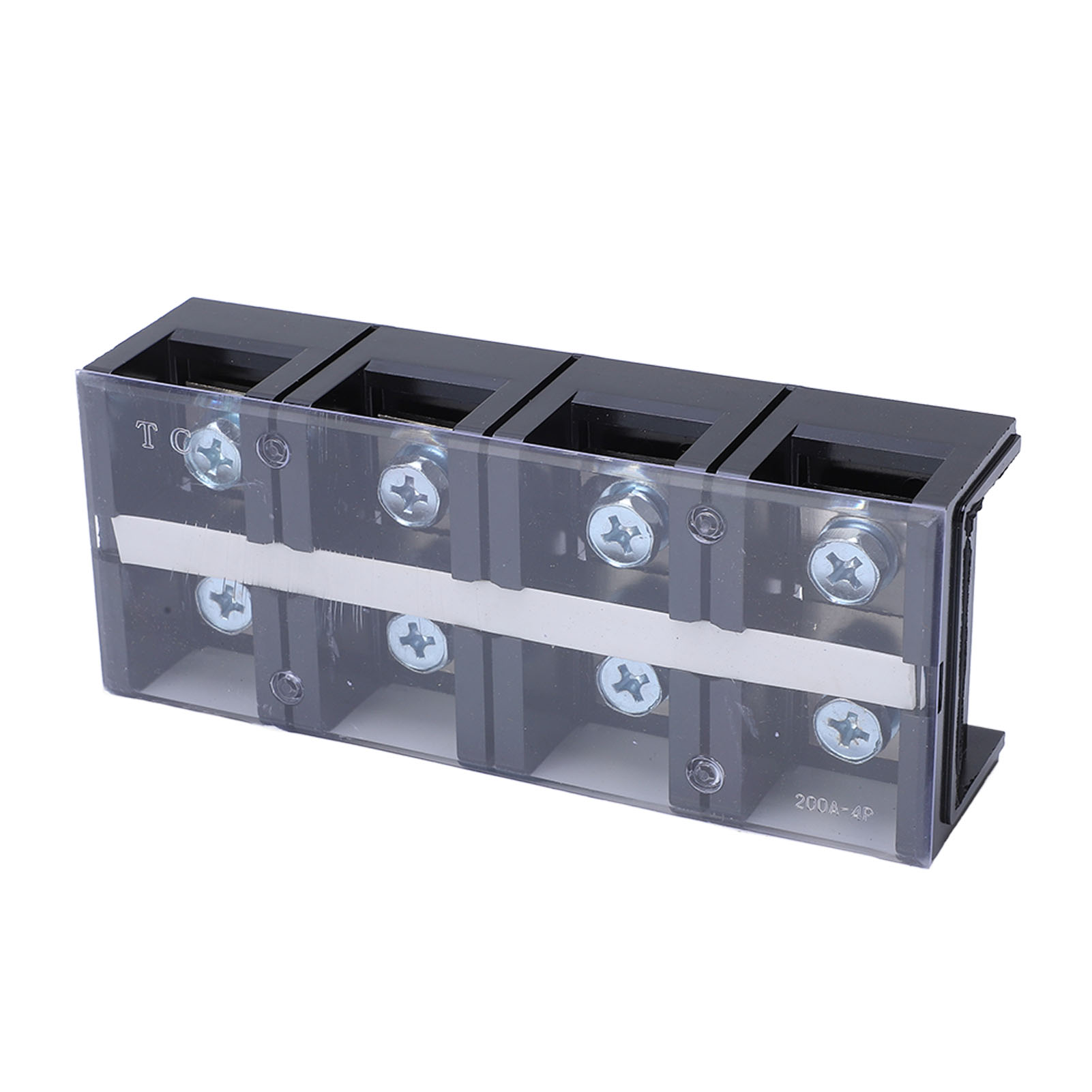 Klemmenblock, Schraubanschluss, Zweireihig, 4-polig, 200 A, Barriere Für Elektrische Verbindungen