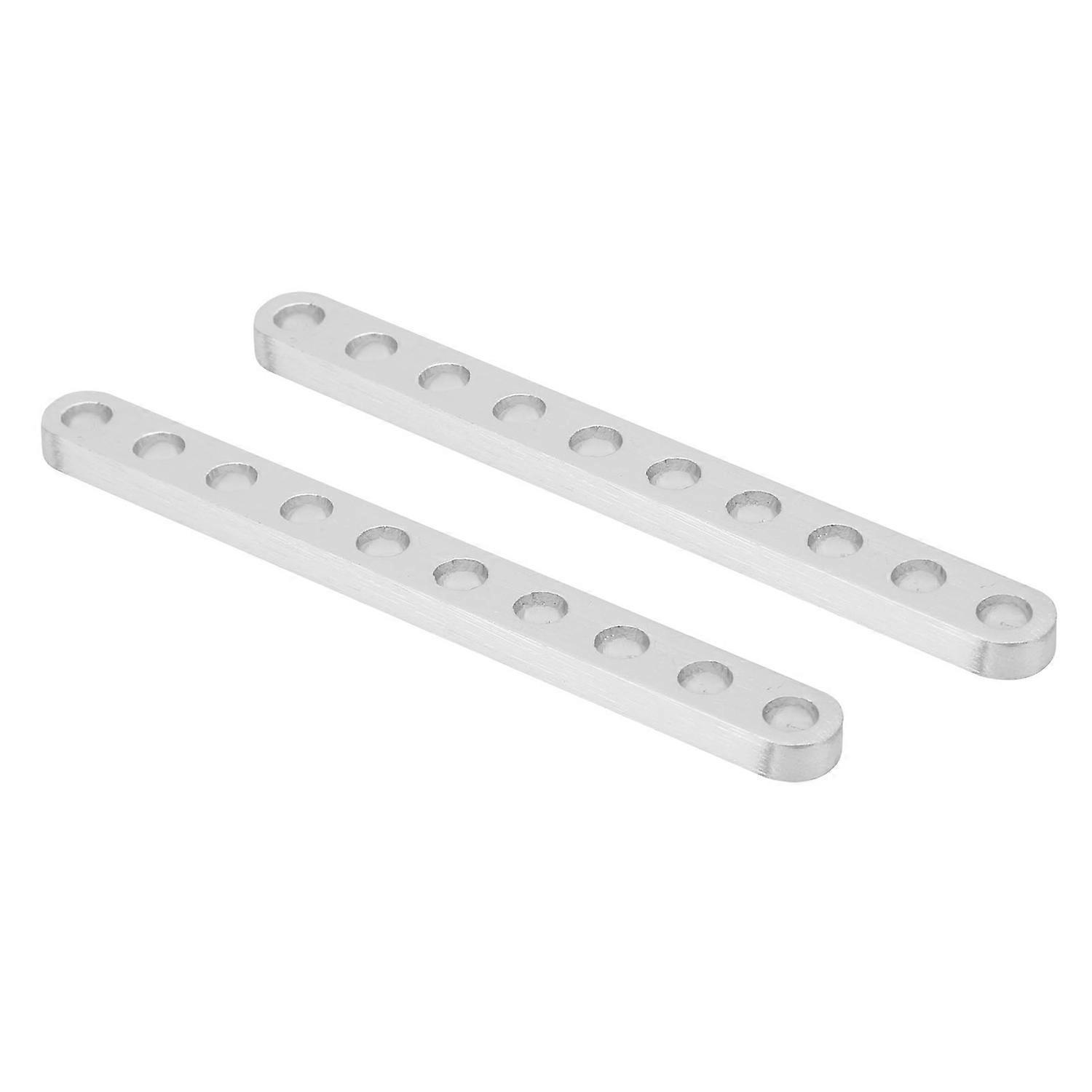 Paar Flache Aluminium-u-profile Mit 10 Löchern, Zubehör Für Roboter, 4x8x80mm, 3102-0010-0080