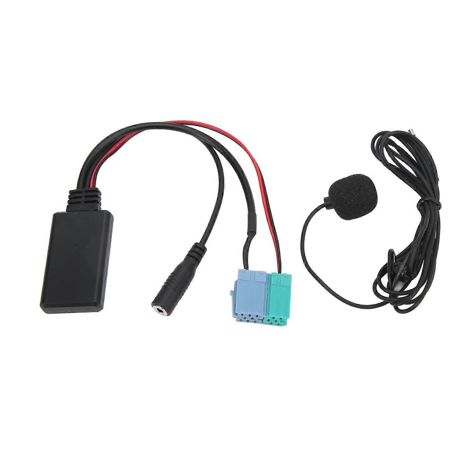 6-pin/8-pin Bluetooth-aux-in-adapter-audio-mikrofonkabel Als Ersatz Für Fiat Bravo Ab Baujahr 2007