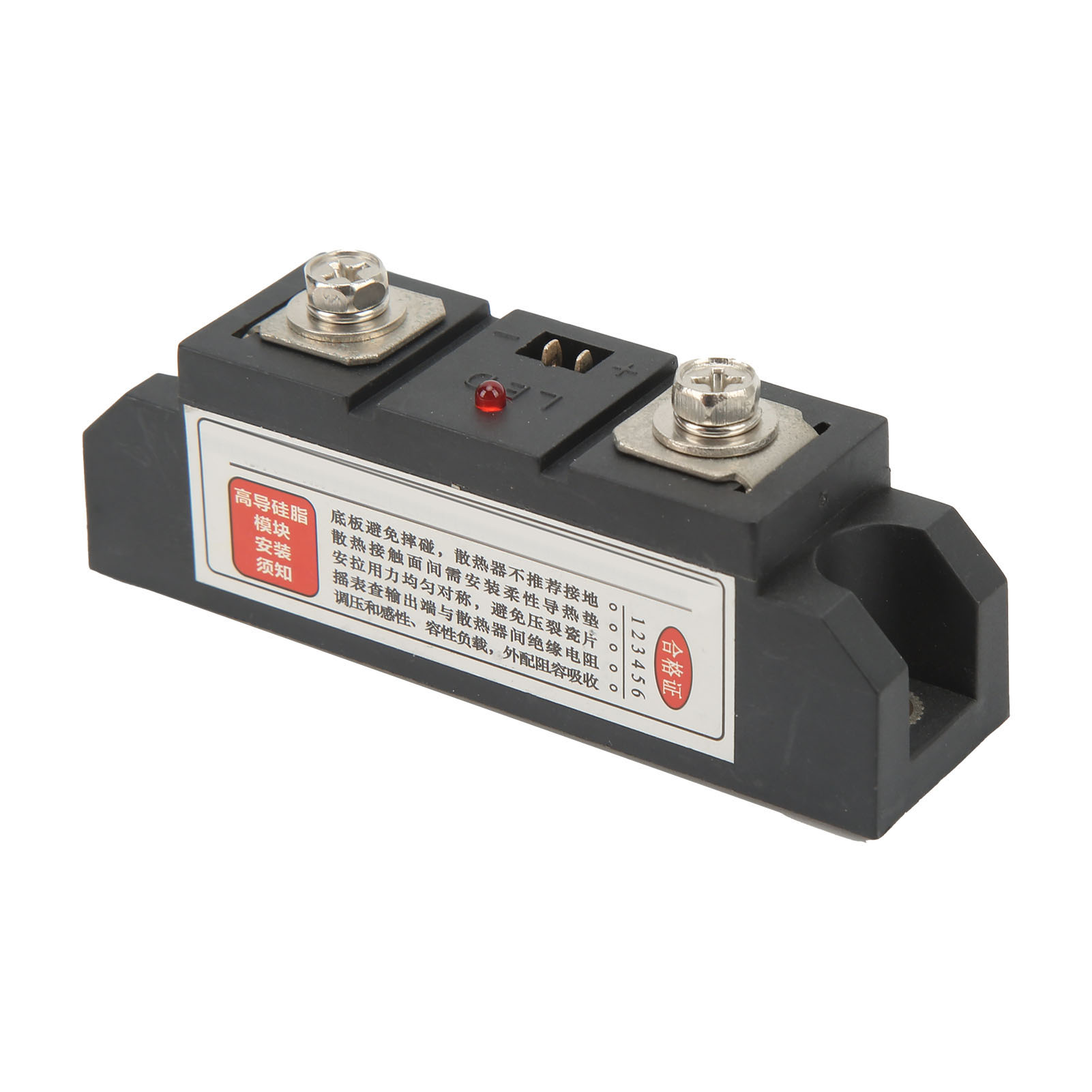 Industrielles Halbleiterrelais, Kontaktlos, Rauscharm, Led-halbleiterrelais, Eingang: Dc 3–32 V, Ausgang: Ac 24–480 V