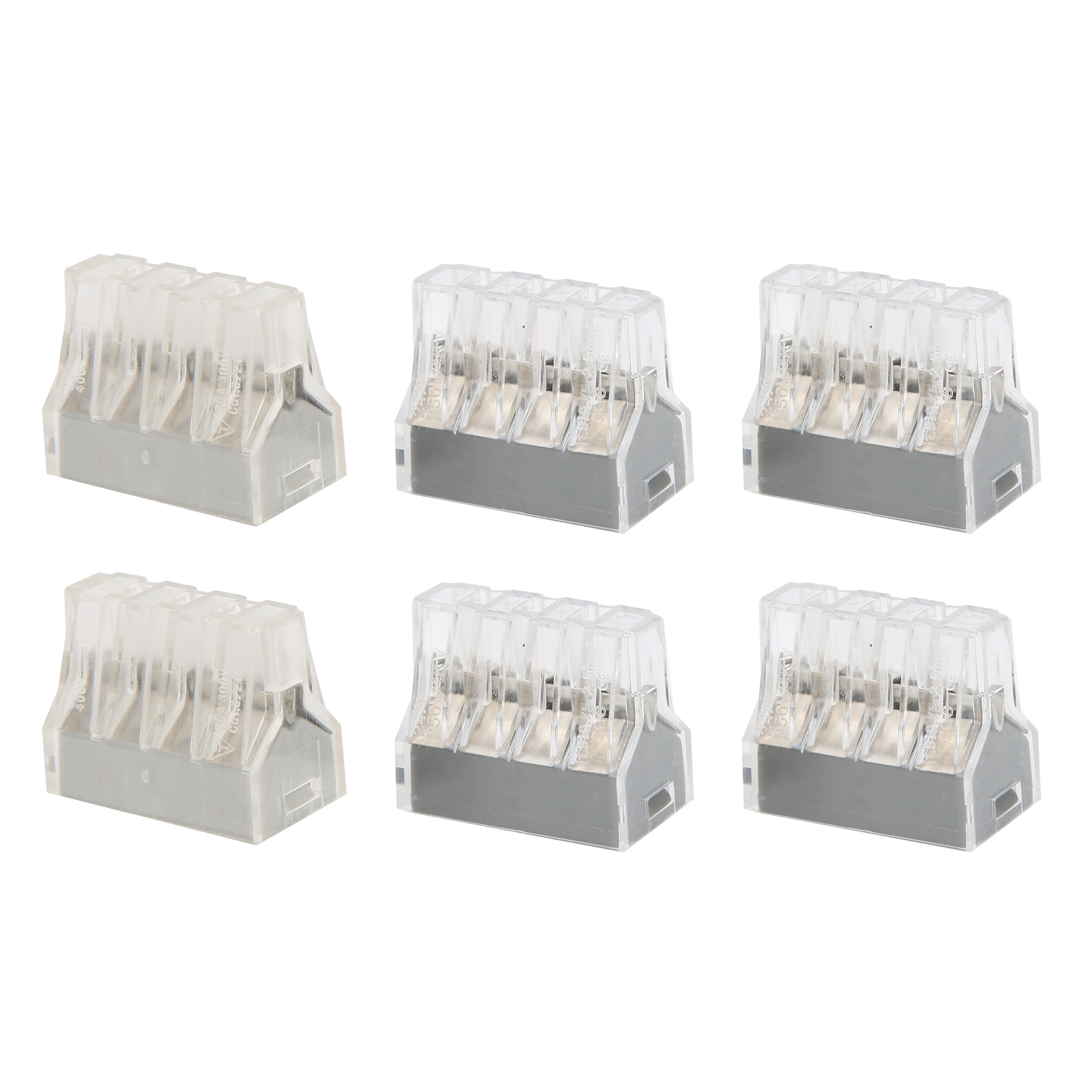 100 Stück Push-wire-verbinder, Schnellanschluss-klemmenblock, Für Flexible Und Harte Leitungen, Universell, Pct-108