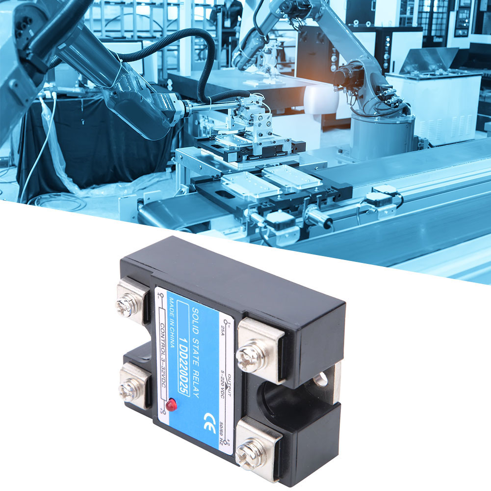 Halbleiterrelais Dc Dc Ssr Eingang 3-32vdc Last 5-220vdc Steuerrelais (25a)