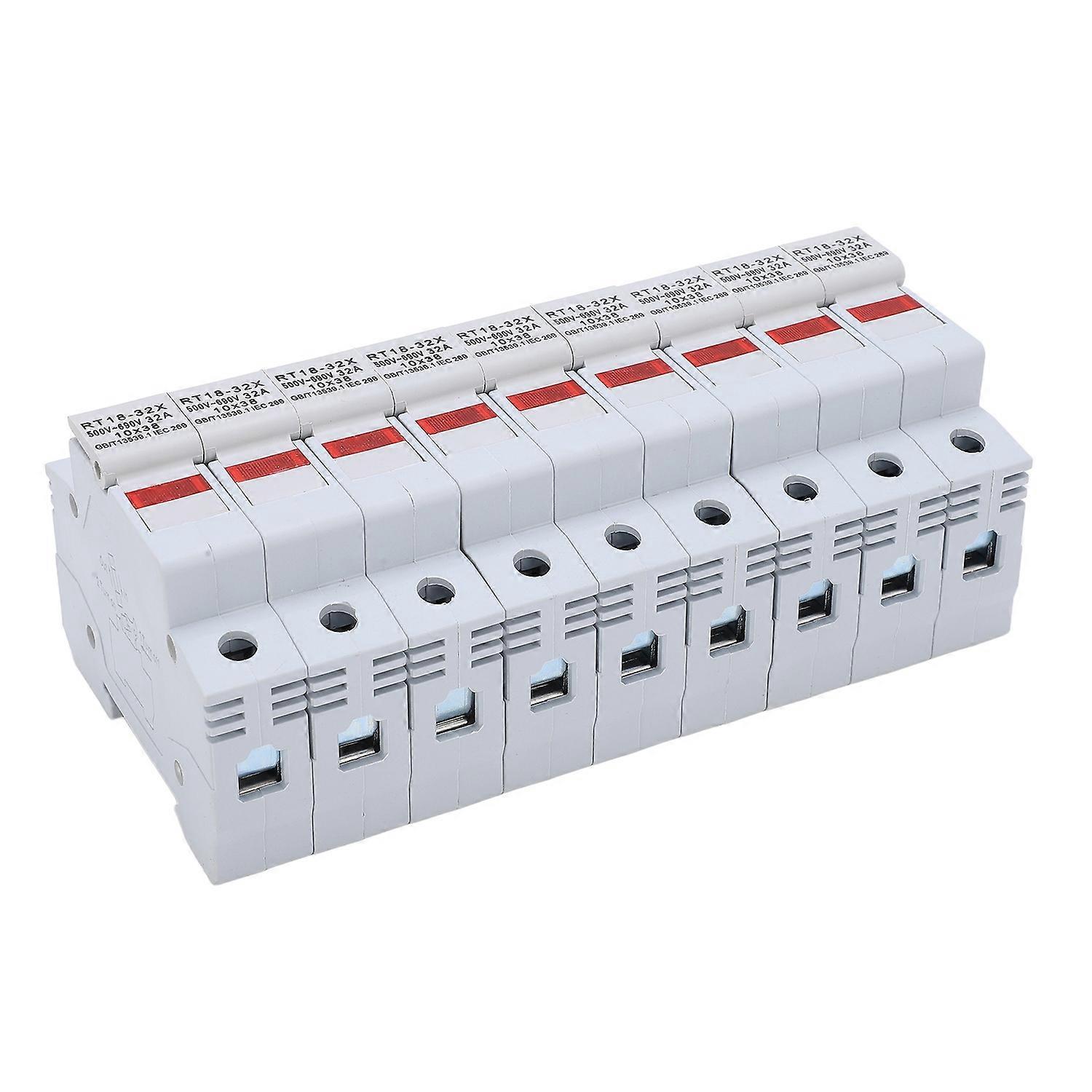 Rt18‑32x Miniatur-sicherungshaltersockel Zur Schienenmontage Mit Led-anzeige, Elektrisches Zubehör, 32 A, 500‑690