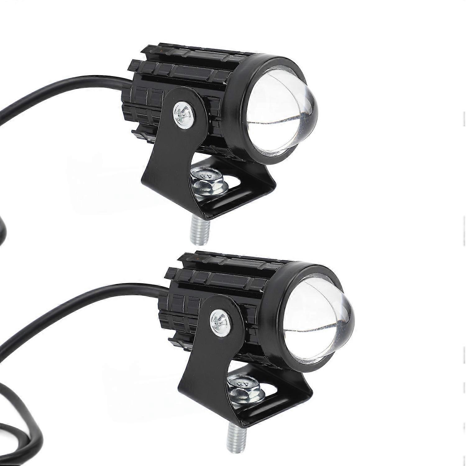 2 Stück Motorrad-led-scheinwerfer, Wasserdicht, Gelb-weiß, Fern- Und Abblendlicht, 8 Bis 80 V