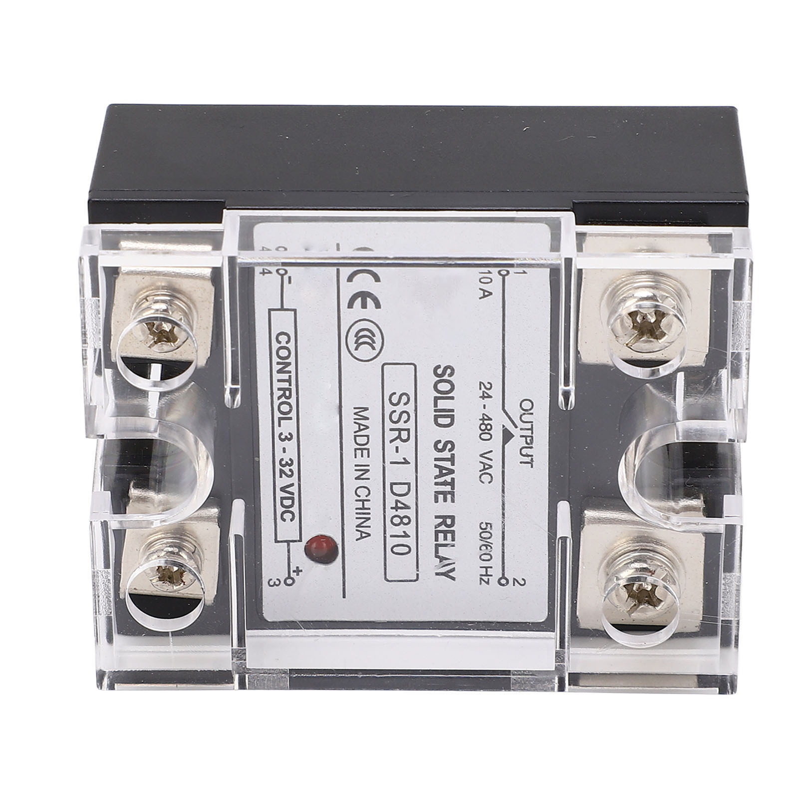 10-a-halbleiterrelais (ssr) Für Gleichstromsteuerung, Wechselstrombetrieb, Lastspannung 24–480 V Ac