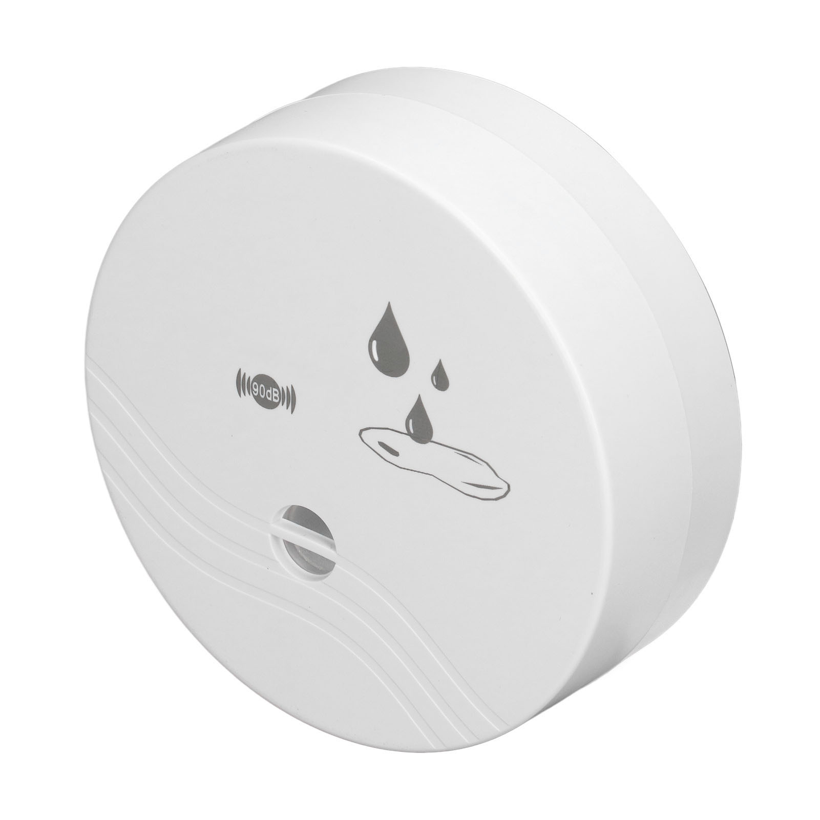 Wasserleckmelder Mit 100 Db Akustischem Alarm, Wasserdichter Wasserlecksensor Für Badezimmer