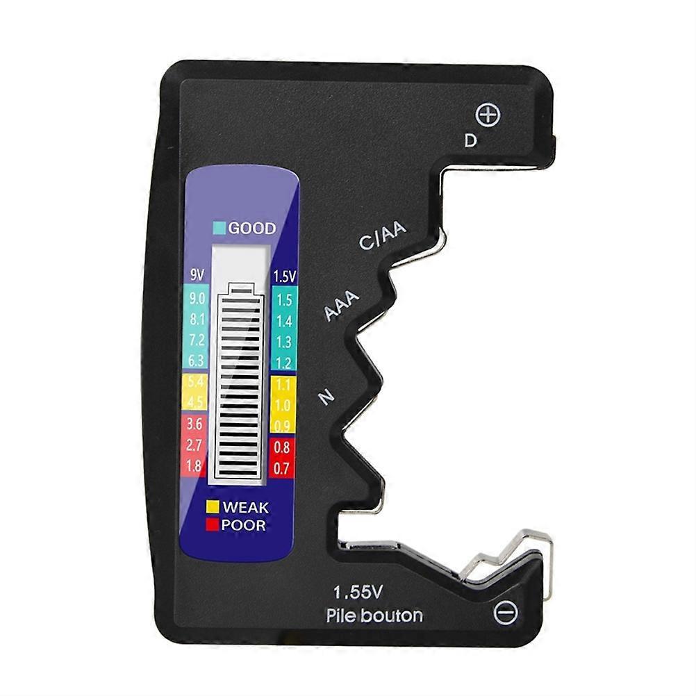 Digitaler Batterietester, Batteriekapazitätsdetektor, Kartenformat, Batterieprüfer Für 9v- Und 1,5v-knopfzellen B